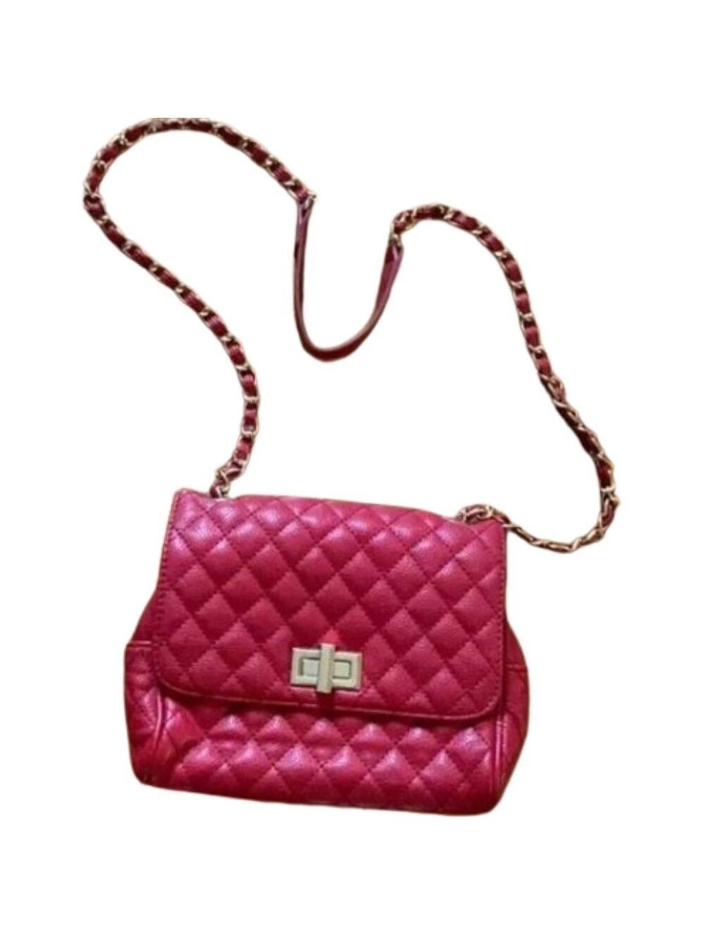 Forever 21 Red Purse Sling Crossbody Bag EUC. Pre-loved‎ In Good Condition.